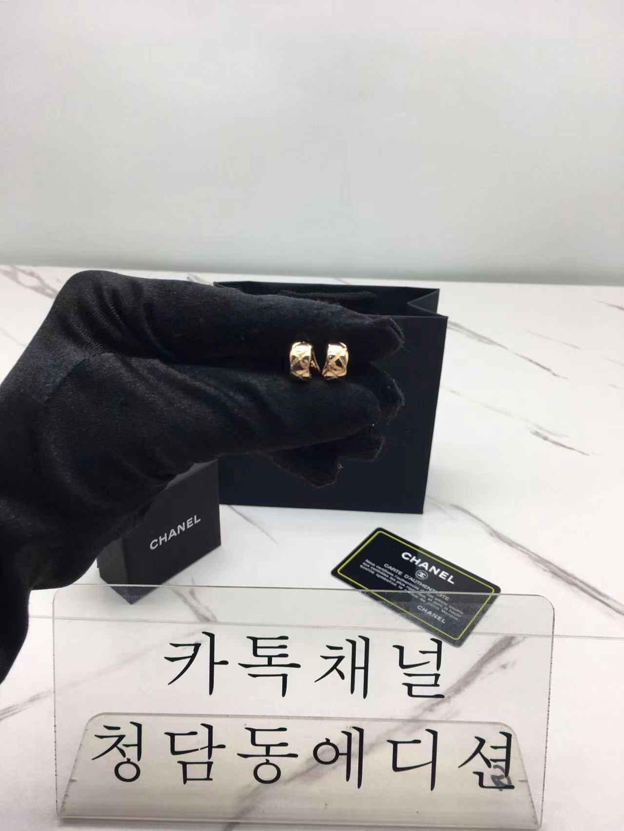 샤넬 코코 이어링 귀걸이 (로즈골드,실버)