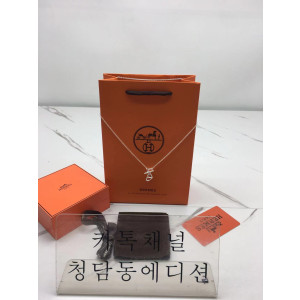 에르메스 hermes 아뮬렛 샹달 하트 펜던트 목걸이