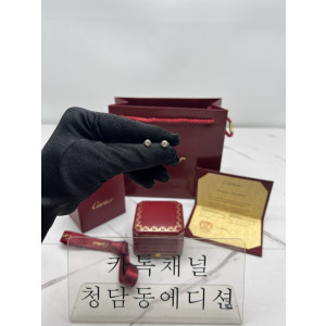 까르띠에 cartier 다무르 스터드 귀걸이 (3color)