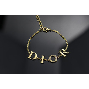 디올 dior 레터링 브레이슬릿