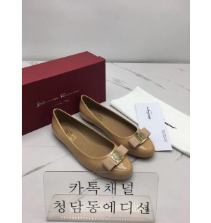 페레가모 바라보우 플랫슈즈 (굽1cm/굽3cm)