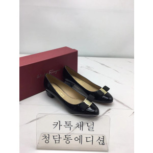 페레가모 바라보우 플랫슈즈 (굽1cm/굽3cm)