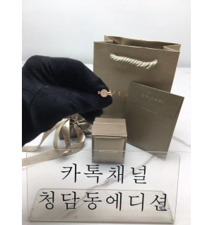 불가리 플립링 (화이트/블랙 양면) (v-gold 소재)